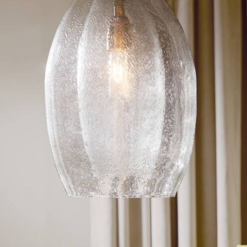 Hilary 1 Light 11 inch Vintage Brass Pendant Ceiling Light