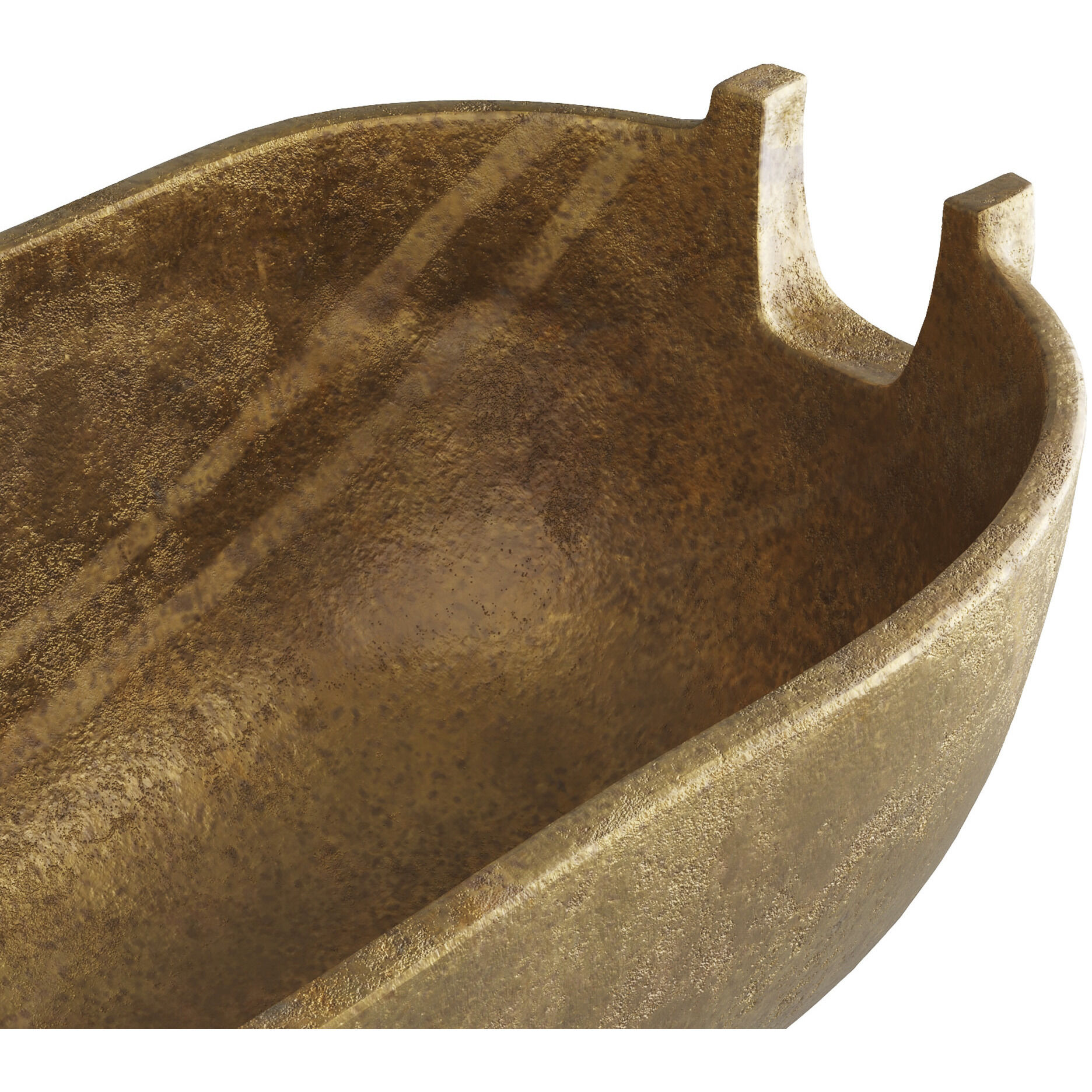 Atticus Antique Brass Centerpiece