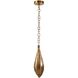 Clayton 1 Light 6 inch Vintage Brass Pendant Ceiling Light