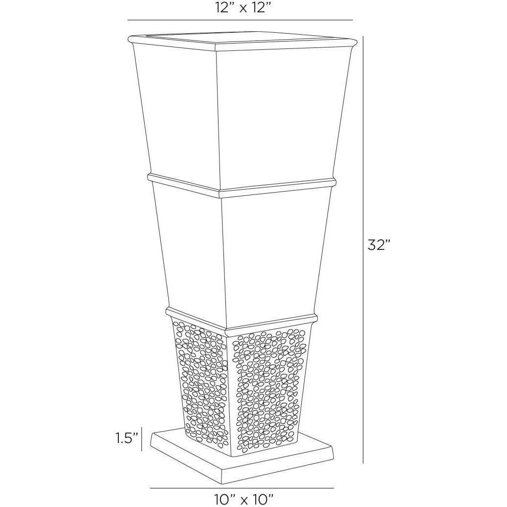 Chaparral Bronze Outdoor Planter