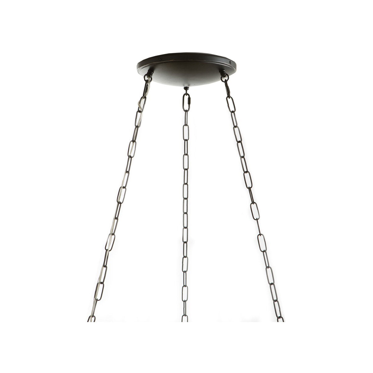 Vaughn 14 Light 39 inch Bronze and Gold Leaf Chandelier Ceiling Light, Fixed