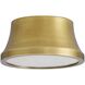 Louisa 1 Light 6.5 inch Antique Brass Flush Mount Ceiling Light