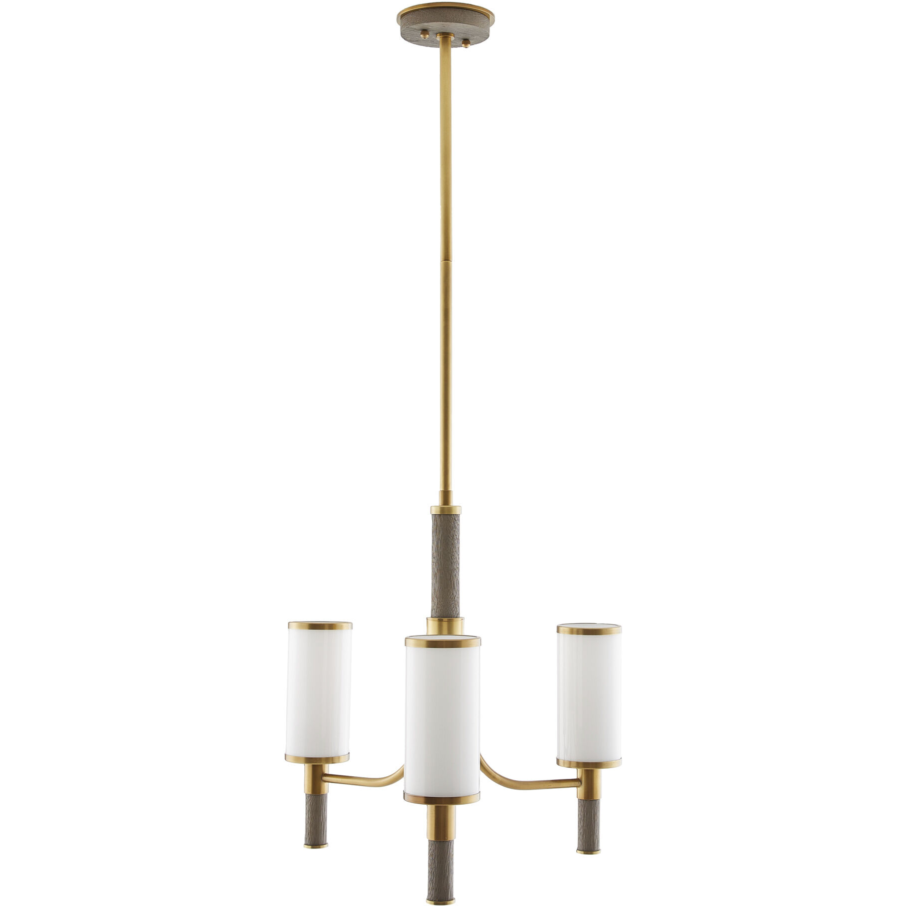 Paulino 3 Light 18 inch Opal Chandelier Ceiling Light