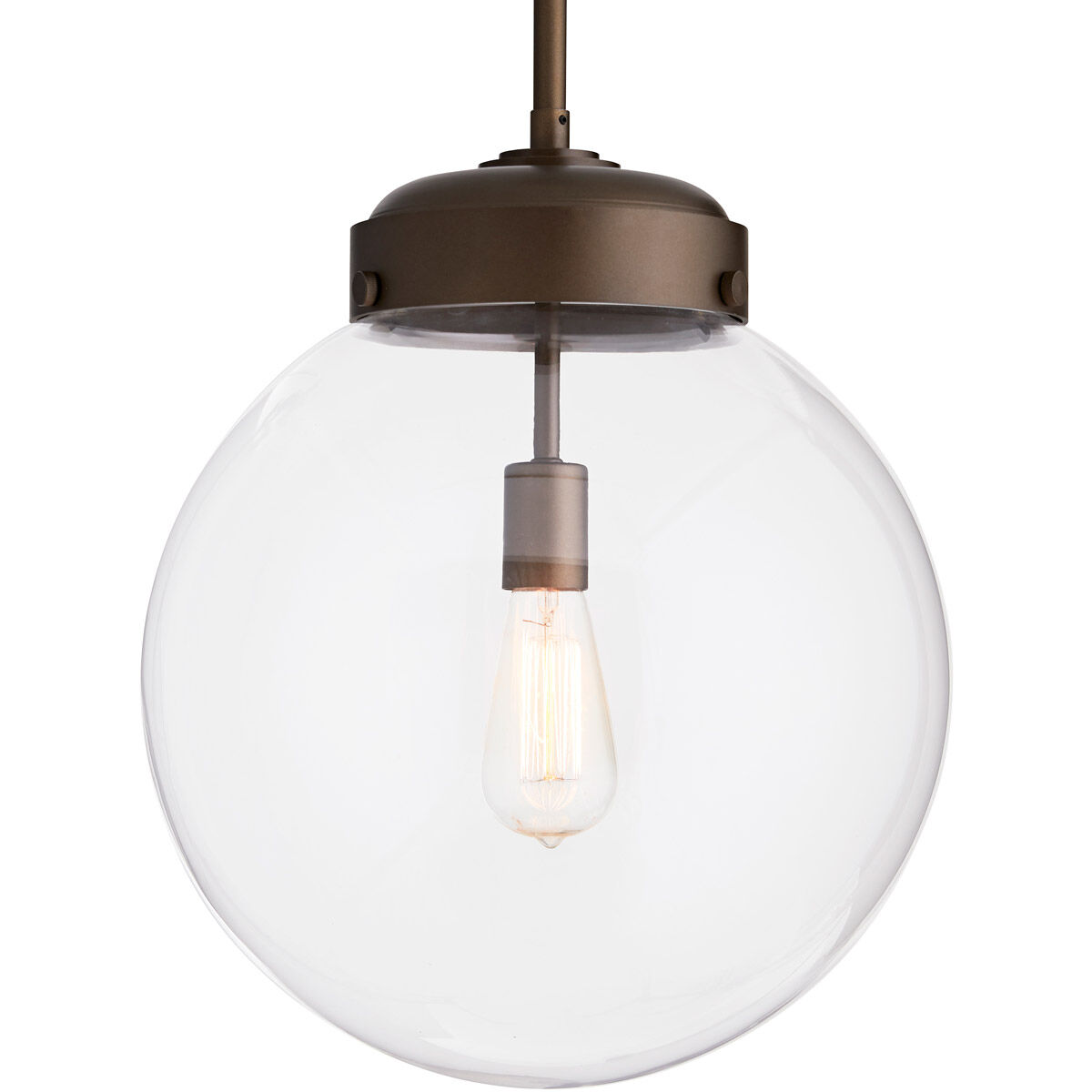 Reeves 1 Light 15.5 inch Aged Brass Outdoor Pendant, Large