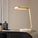 Genevieve 20.5 inch 10.00 watt Antique Brass and White Desk Lamp Portable Light