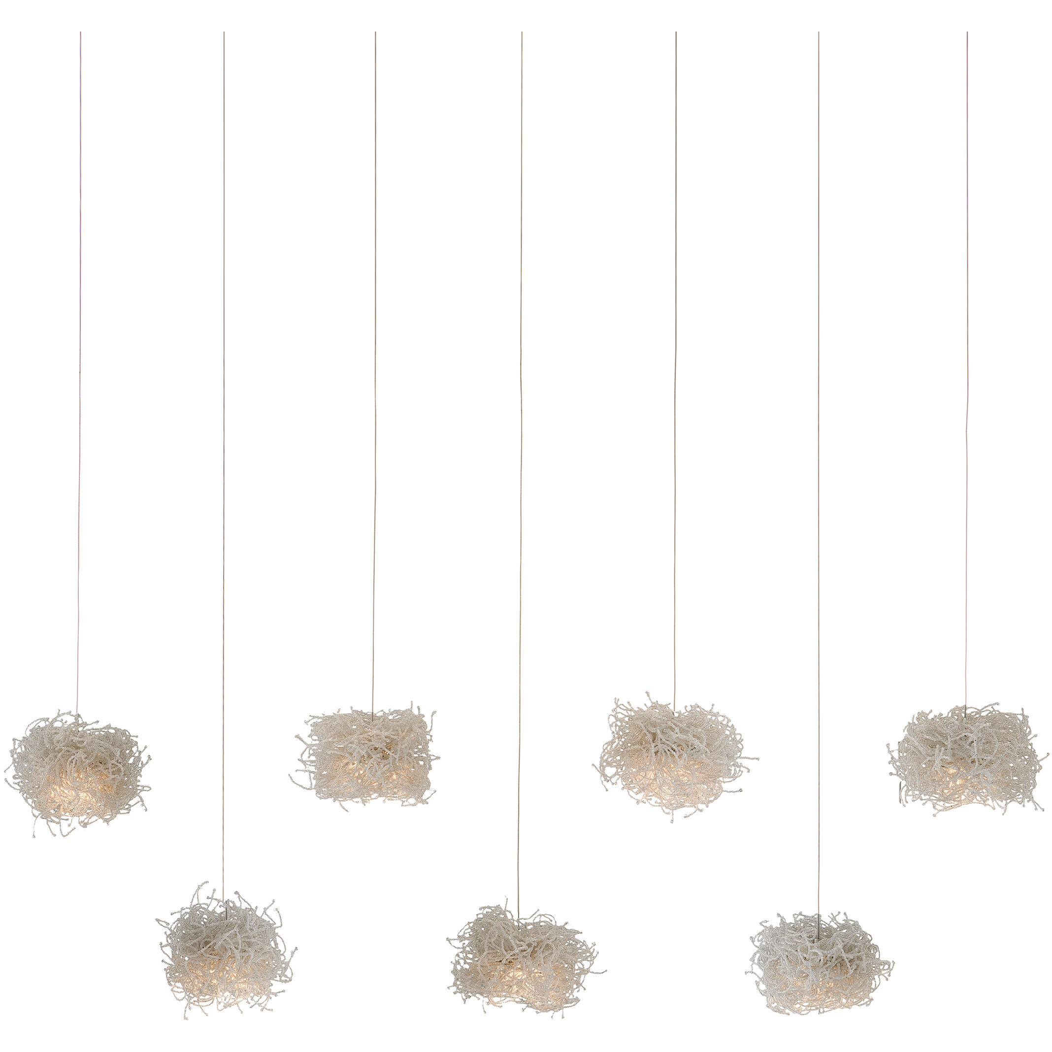 Birds Nest Multi-Drop Linear Pendant Ceiling Light