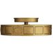 Empire Antique Brass Flush Mount Ceiling Light