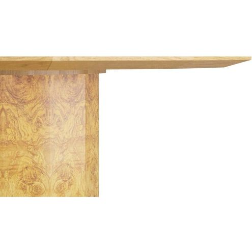 Reuben Blonde Burl Dining Table