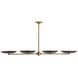 Griffith 55 X 10 inch Bronze Linear Chandelier Ceiling Light