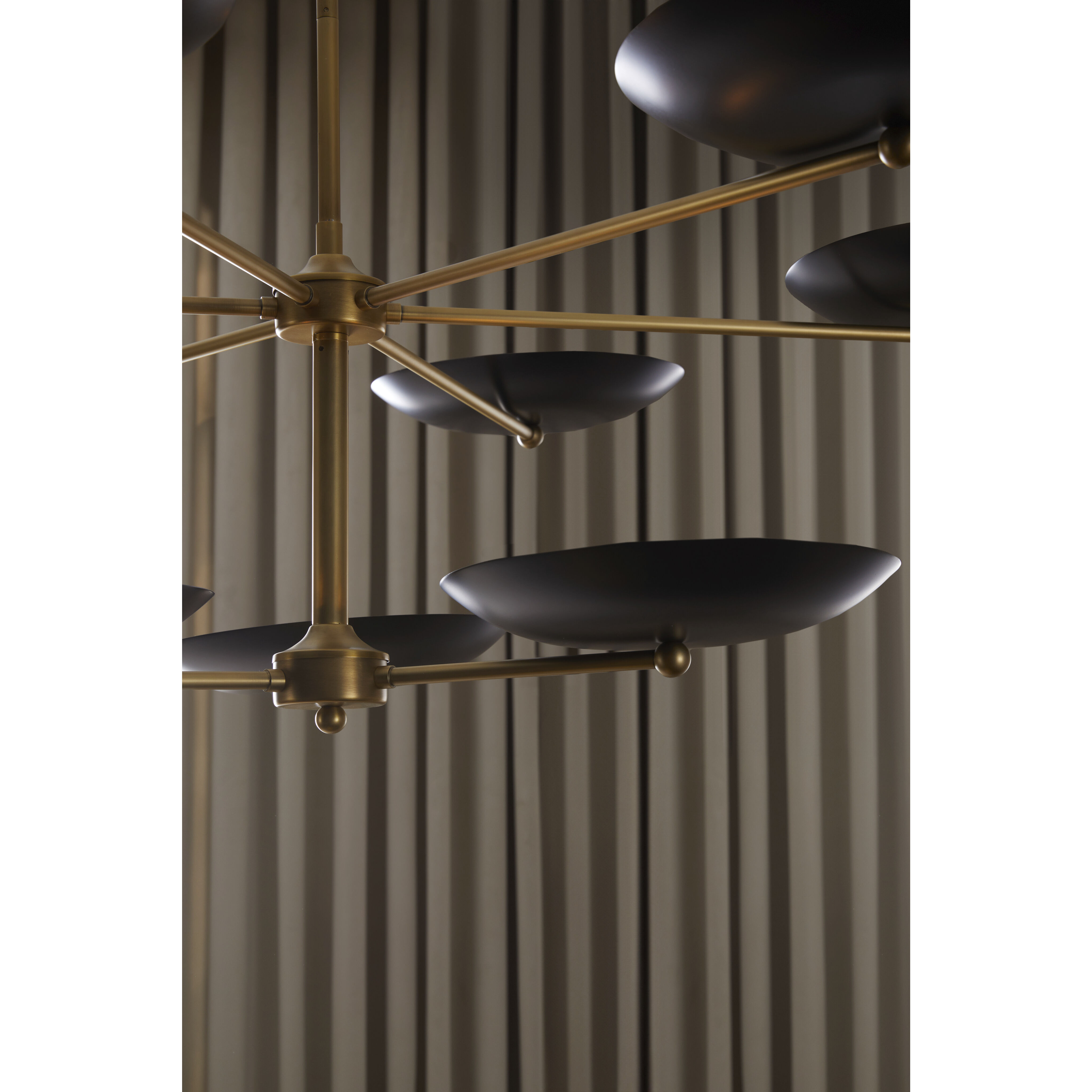 Griffith 9 Light 52 inch Bronze Two Tiered Chandelier Ceiling Light