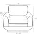 Stiles 30 inch Flint Lounge Chair