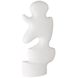 Mello Matte White Plaster Sculpture