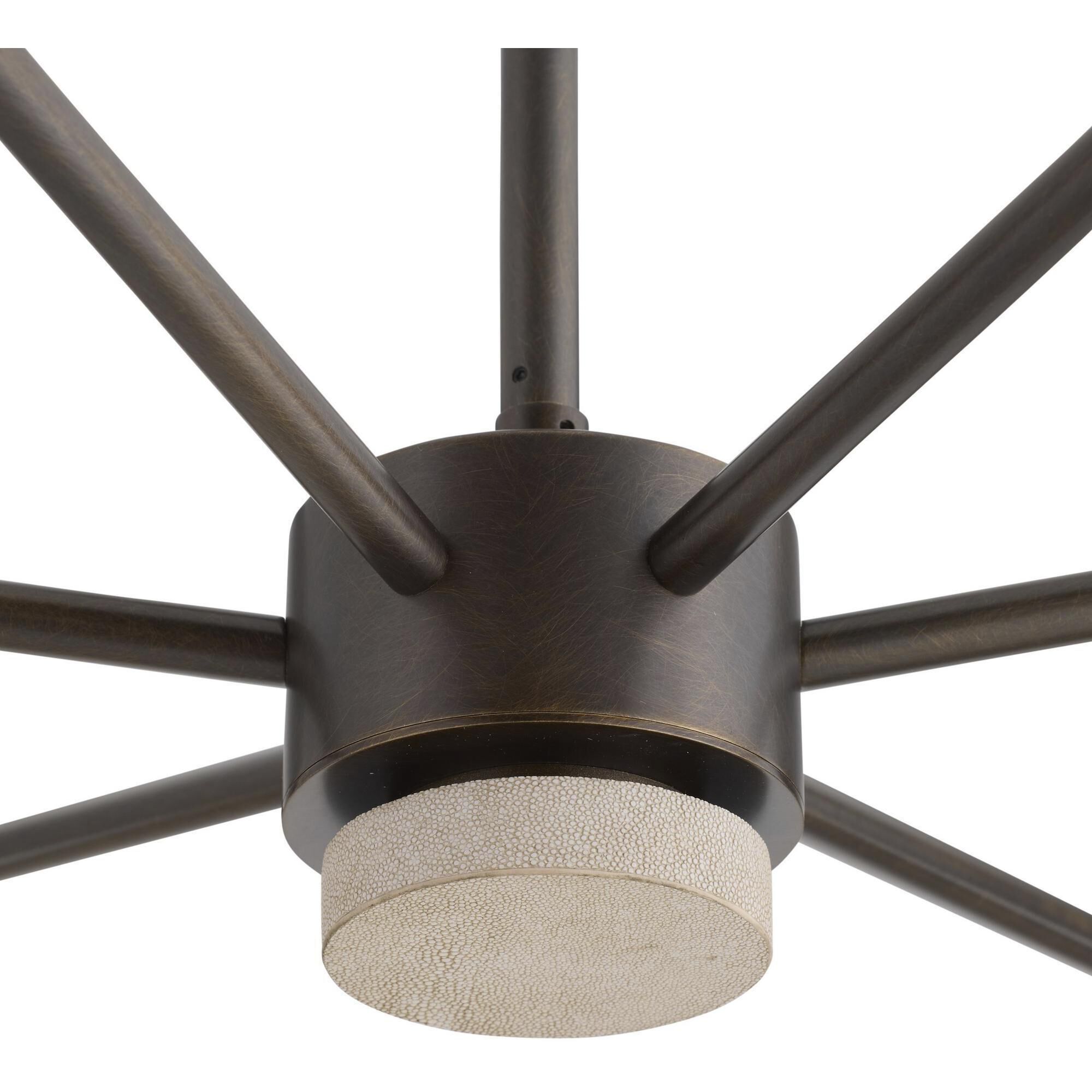 Inlet 6 Light 53 inch English Bronze Chandelier Ceiling Light