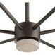 Inlet 6 Light 53 inch English Bronze Chandelier Ceiling Light