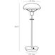 Othello 28.5 inch 10 watt English Bronze Lamp Portable Light