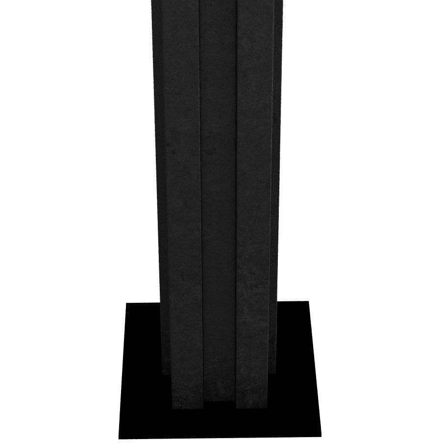 Beaux Black Floor Lamp Portable Light