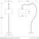 Muscadine 91.5 inch 150 watt Bronze Floor Lamp Portable Light