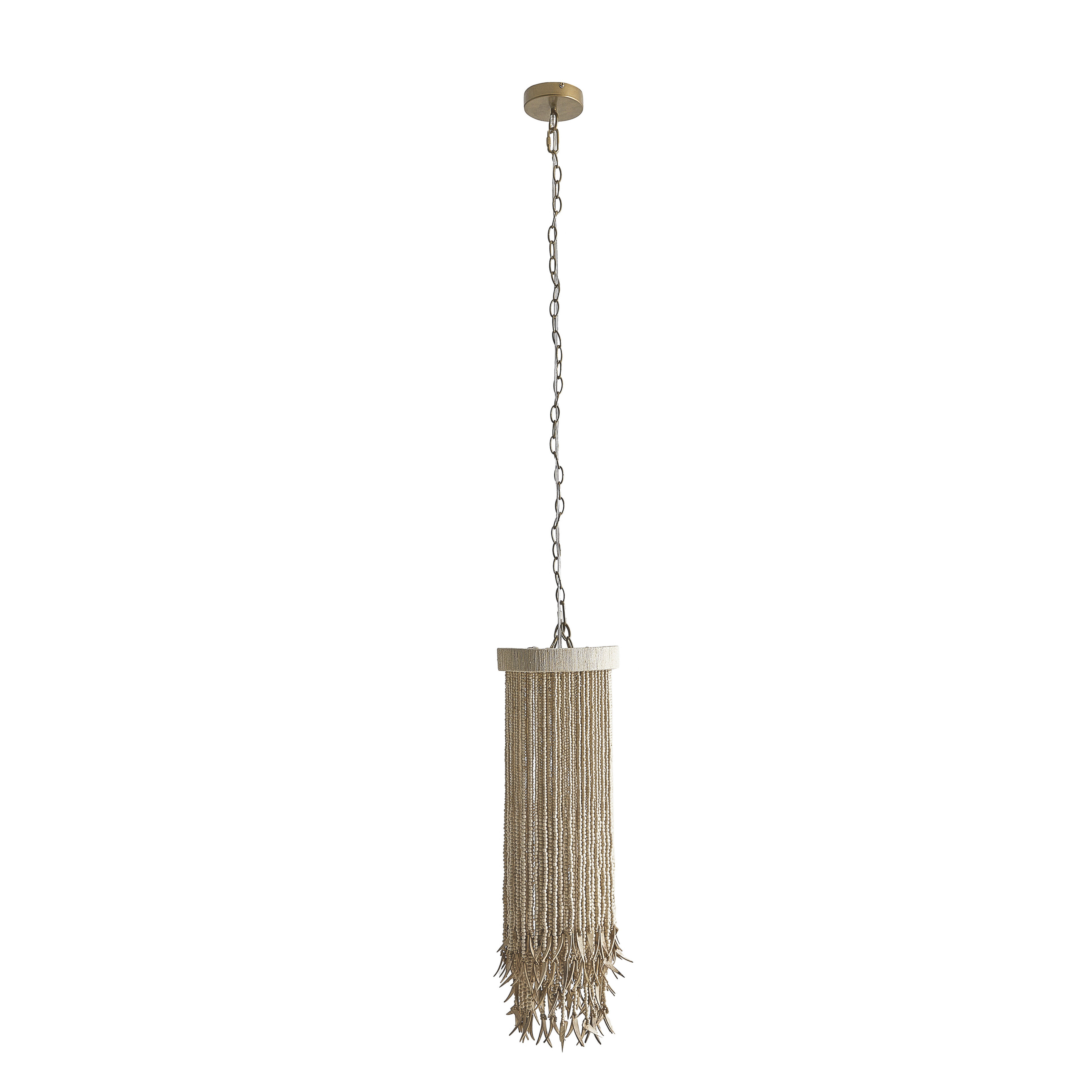 Baja 1 Light 10 inch Natural Pendant Ceiling Light