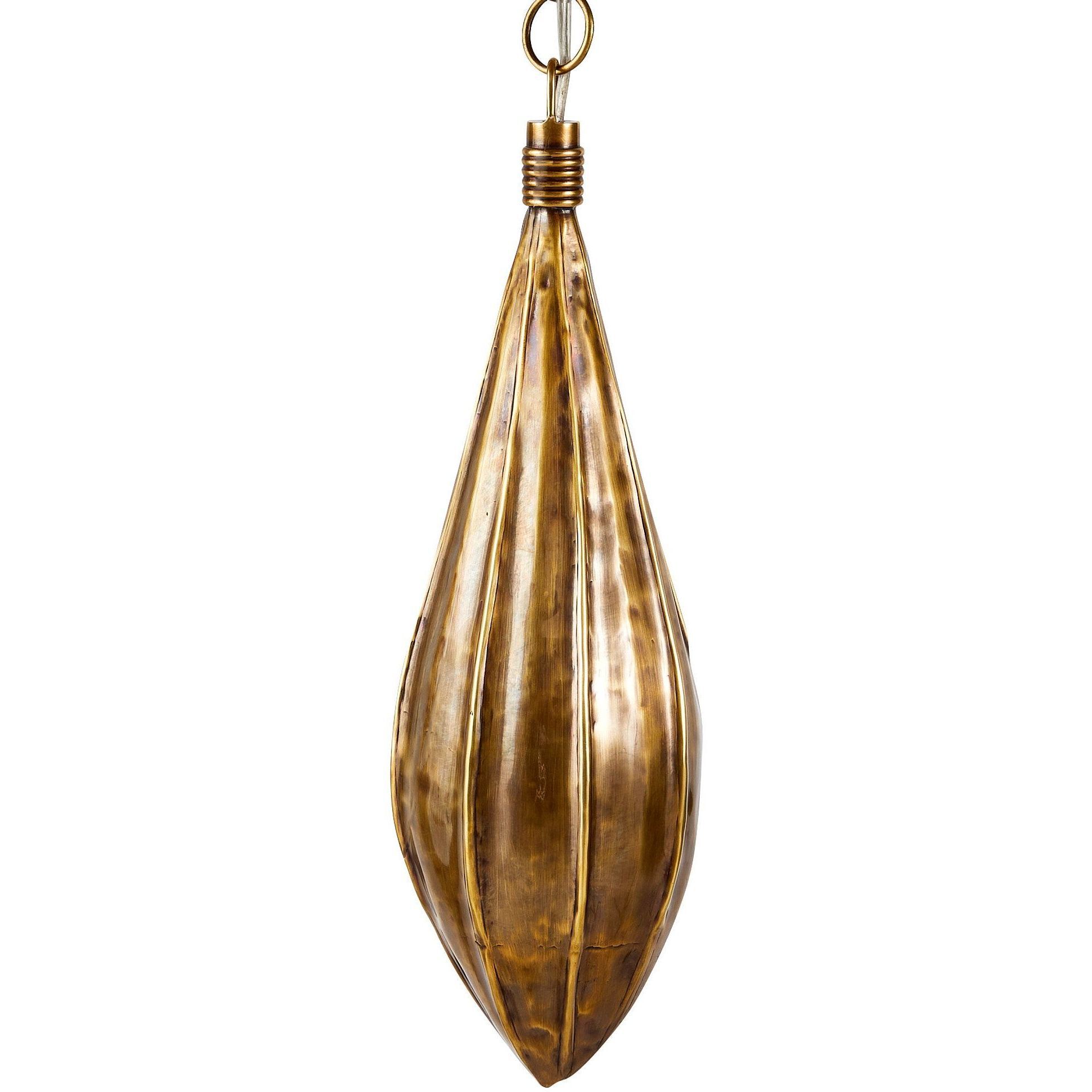 Clayton 1 Light 6 inch Vintage Brass Pendant Ceiling Light