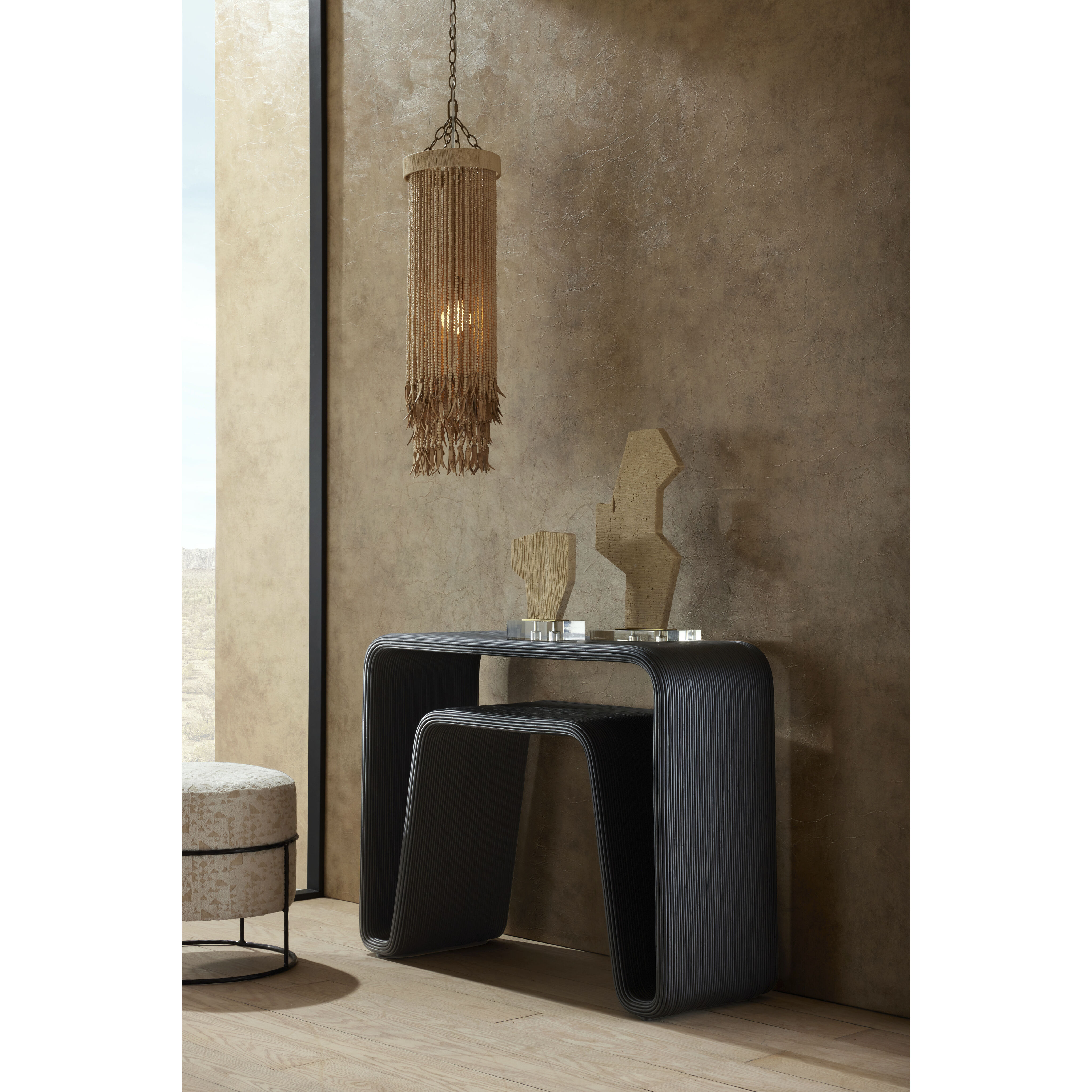 Baja 1 Light 10 inch Natural Pendant Ceiling Light