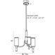 Paulino 3 Light 18 inch Opal Chandelier Ceiling Light