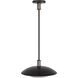 Tobias 1 Light 17 inch Blackened Iron Pendant Ceiling Light