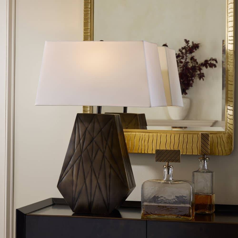 Gentry 28 inch 150.00 watt Bronze Lamp Portable Light