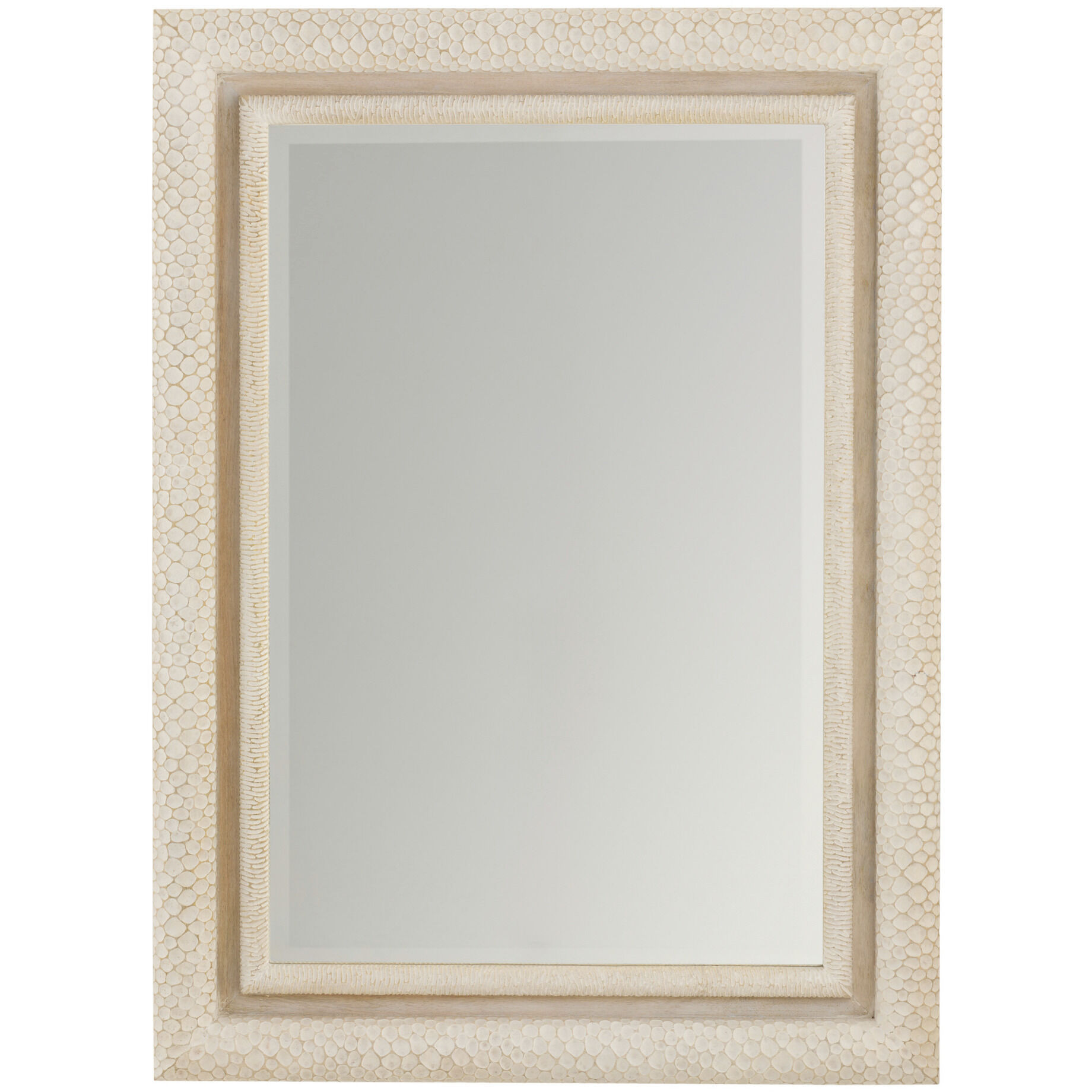 Indo 56 X 41 inch Whitewash Mirror
