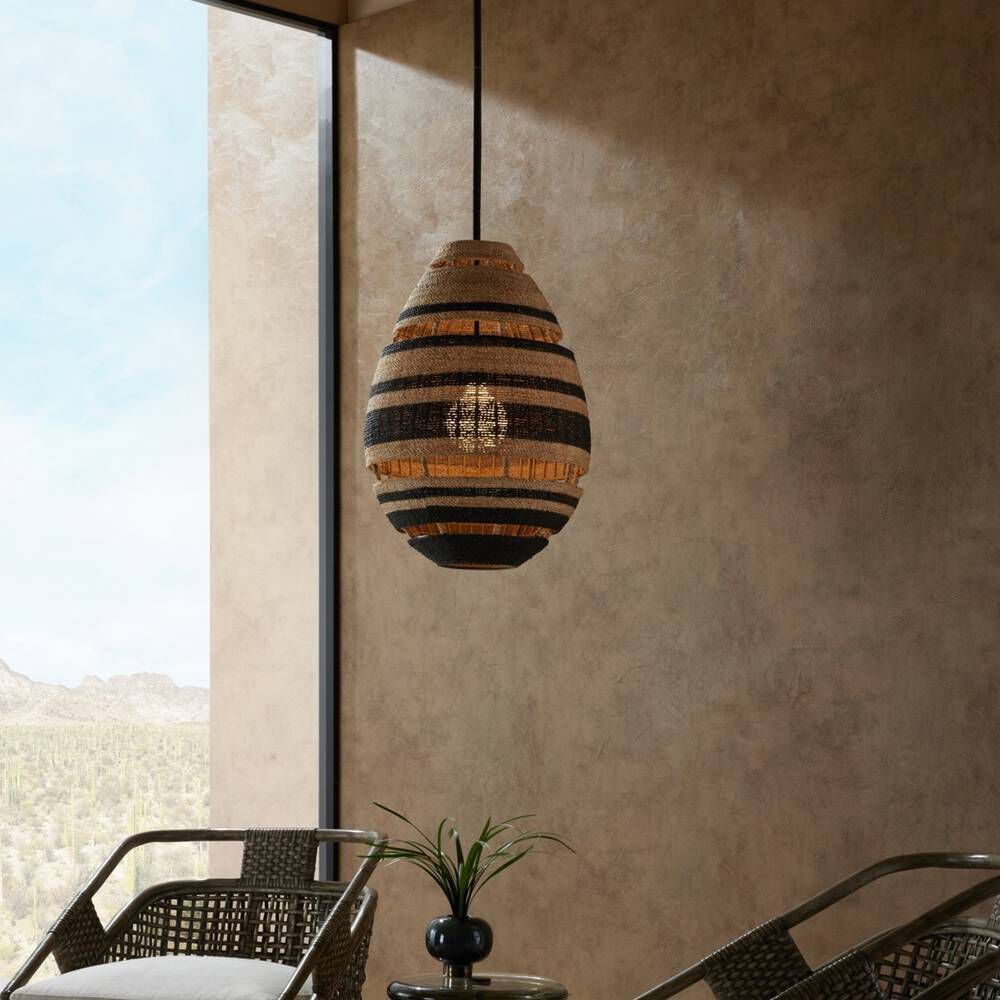 Anila 1 Light 17 inch Natural Pendant Ceiling Light