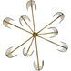 Natasha 9 Light 43 inch Antique Brass Chandelier Ceiling Light