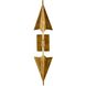 Canary 2 Light 7 inch Antique Brass ADA Sconce Wall Light