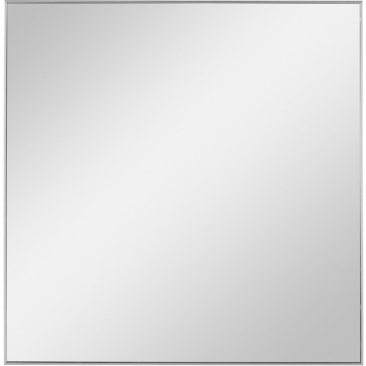 Alexo 28 X 28 inch Brushed Silver Wall Mirror