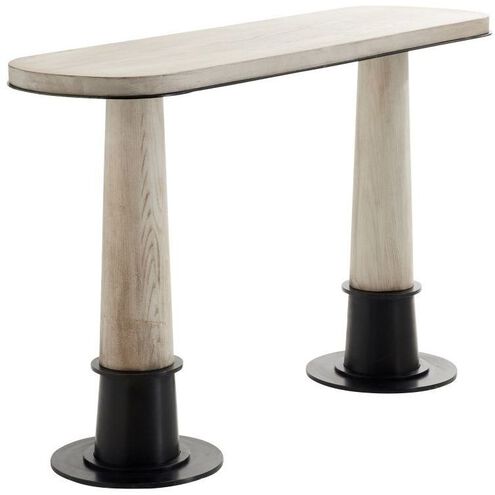 Kamile Smoke Console Table
