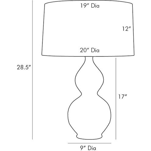 Donna 29 inch 150.00 watt Natural Table Lamp Portable Light