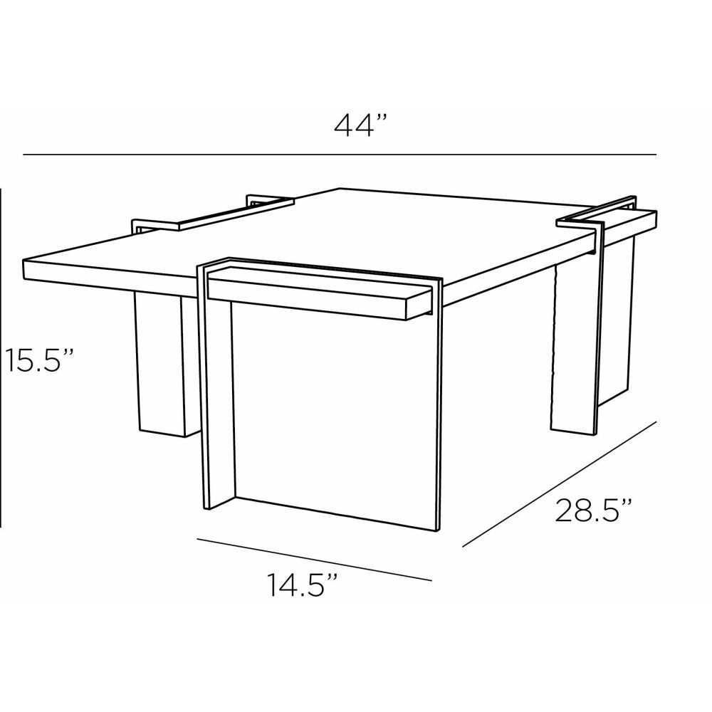 Boda 44 X 15.5 inch Capri Cocktail Table