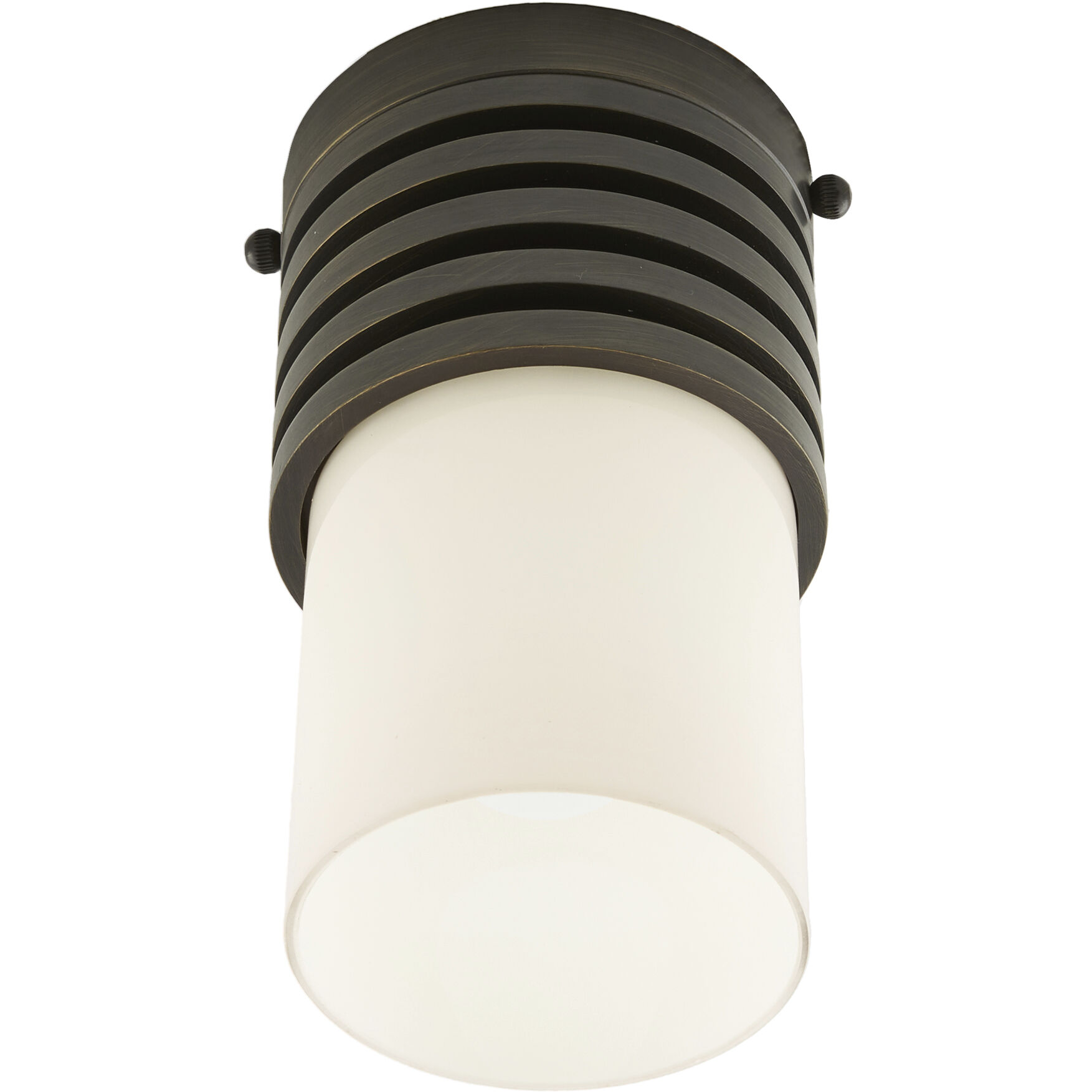 Rune 1 Light 5 inch English Bronze Flush Mount Ceiling Light