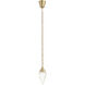 Berkley LED 6 inch Antique Brass Pendant Ceiling Light