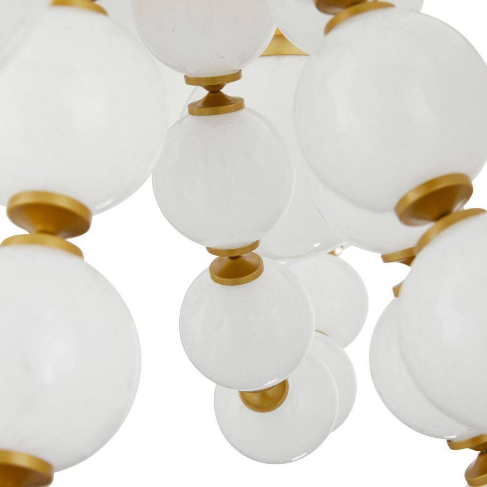 Genesis 5 Light 42 inch Antique Brass Chandelier Ceiling Light