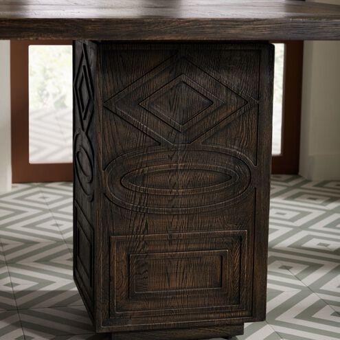 Vargueno 84 X 31 inch Burnt Dining Table