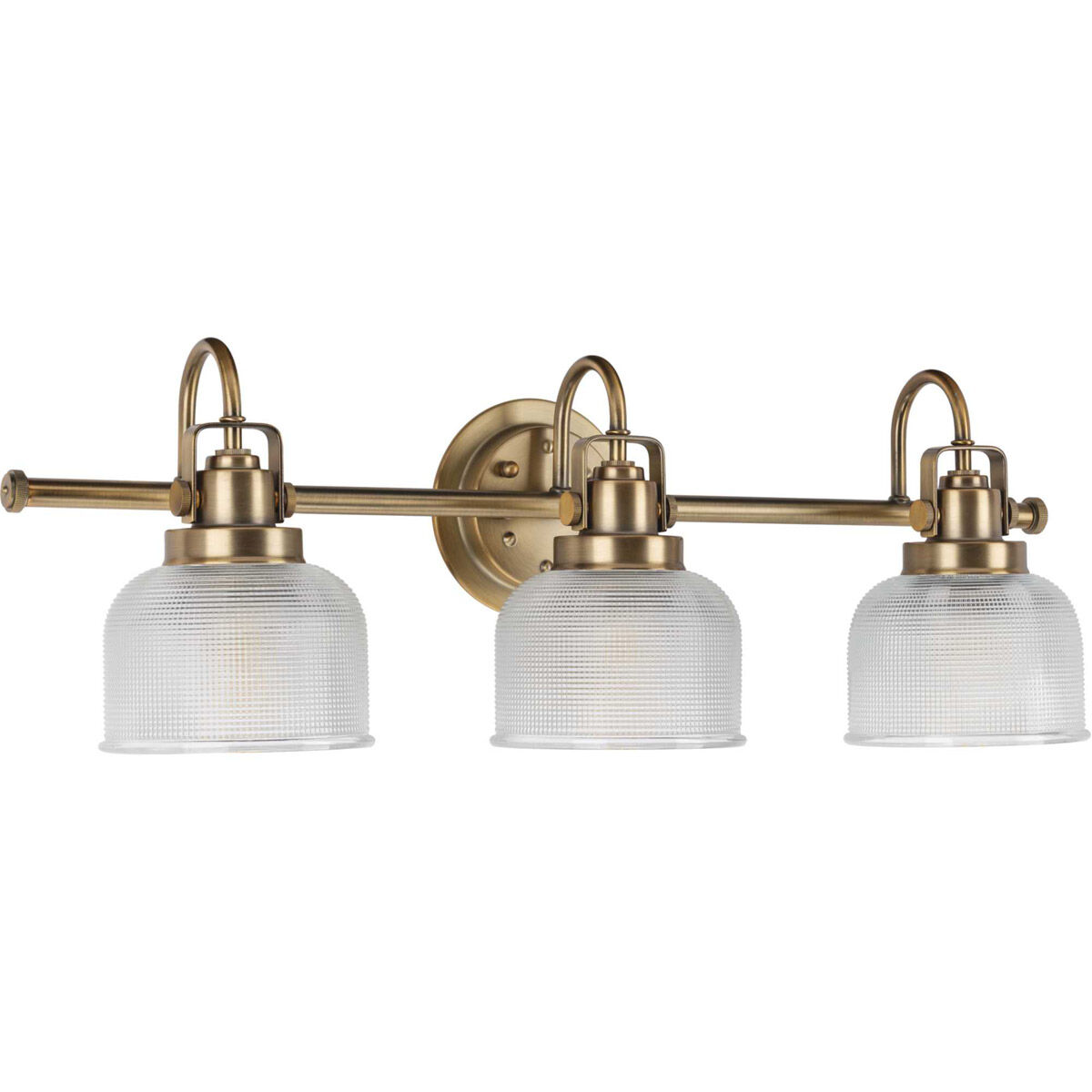 Artrude St 3 Light 26.25 inch Vintage Brass Bath Vanity Wall Light
