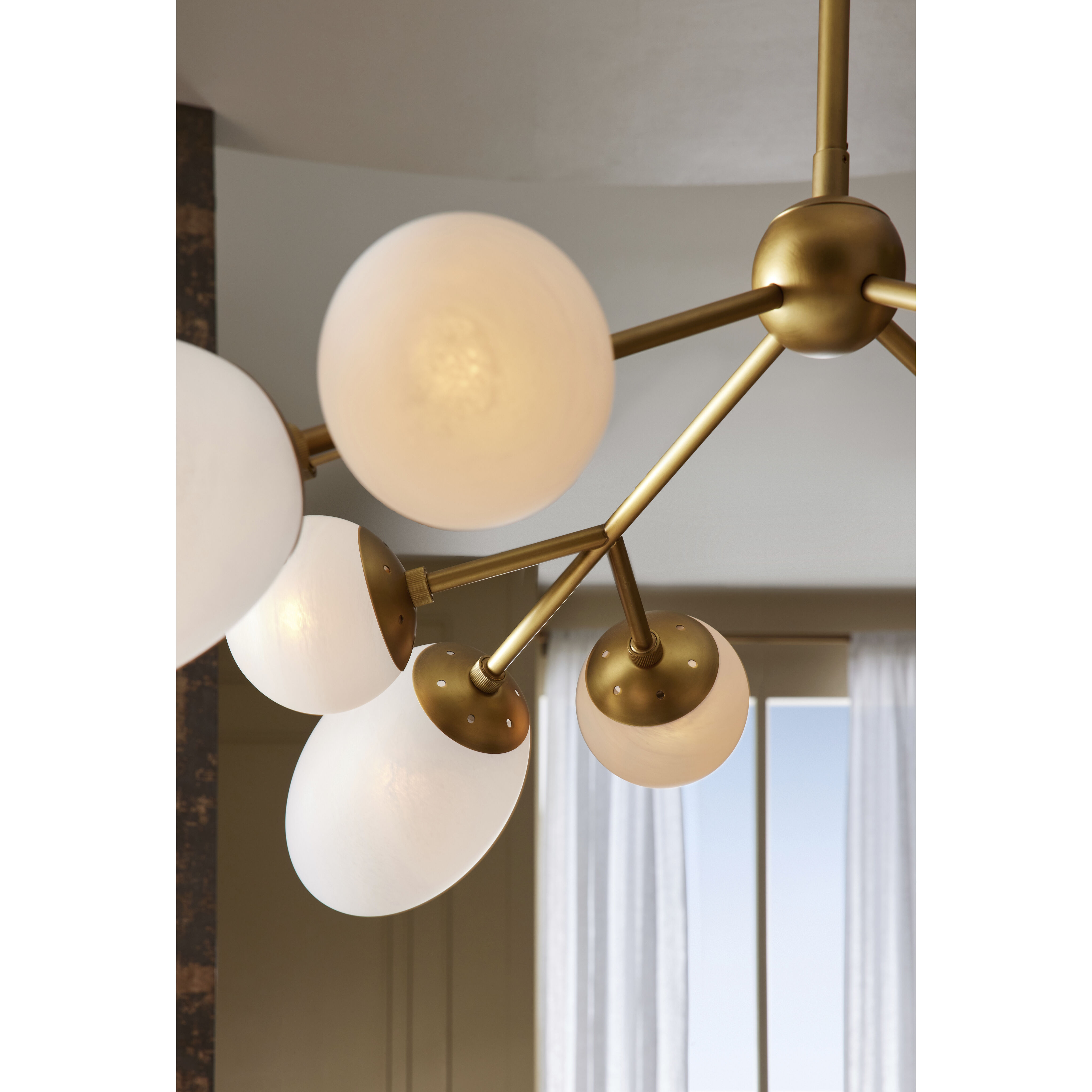 Panella 12 Light 41 inch Brushed Brass Chandelier Ceiling Light