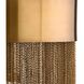 Fatima 1 Light 10 inch Vintage Brass Pendant Ceiling Light