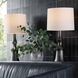 Grainger 30 inch 150.00 watt Graphite and Polished Nickel Lamp Portable Light