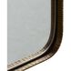 Ayers 36 X 22 inch Antique Brass Mirror, Large