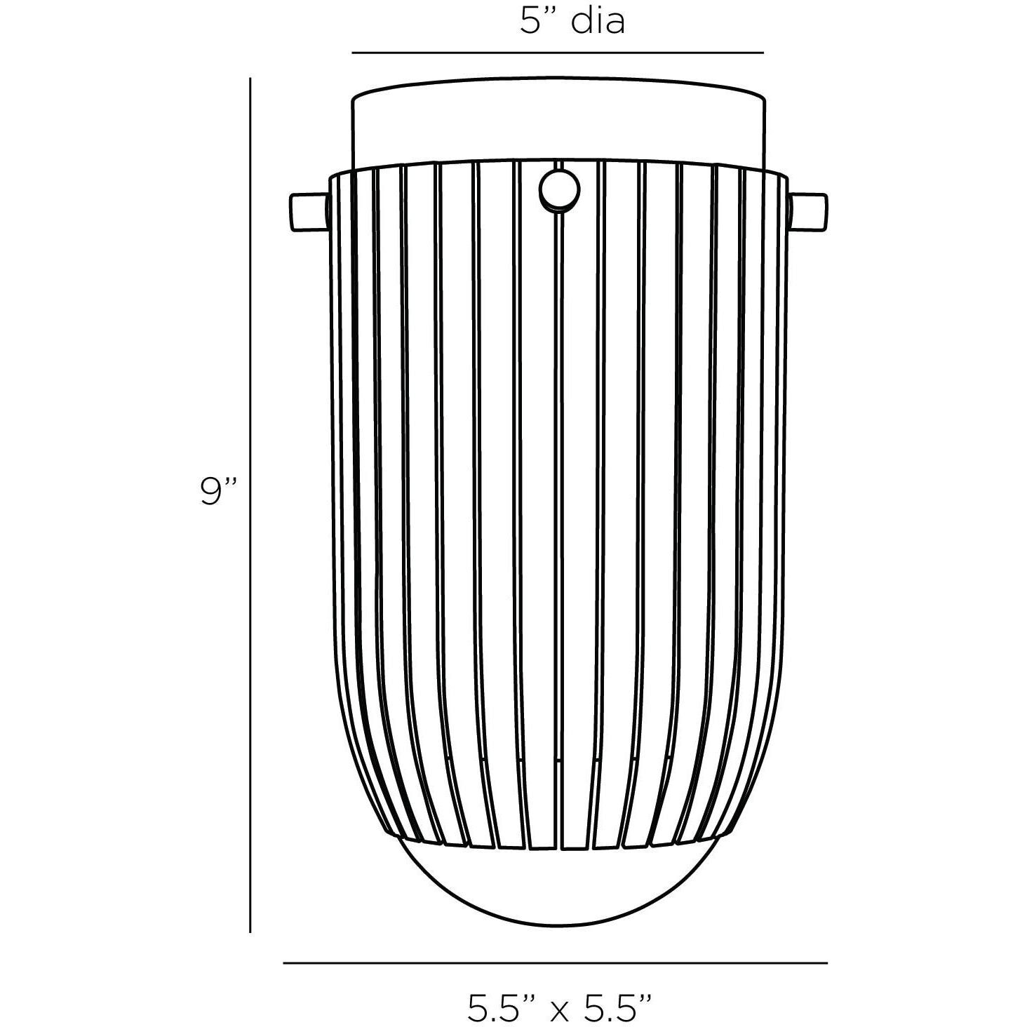 York 1 Light 5.5 inch Antique Brass Flush Mount Ceiling Light