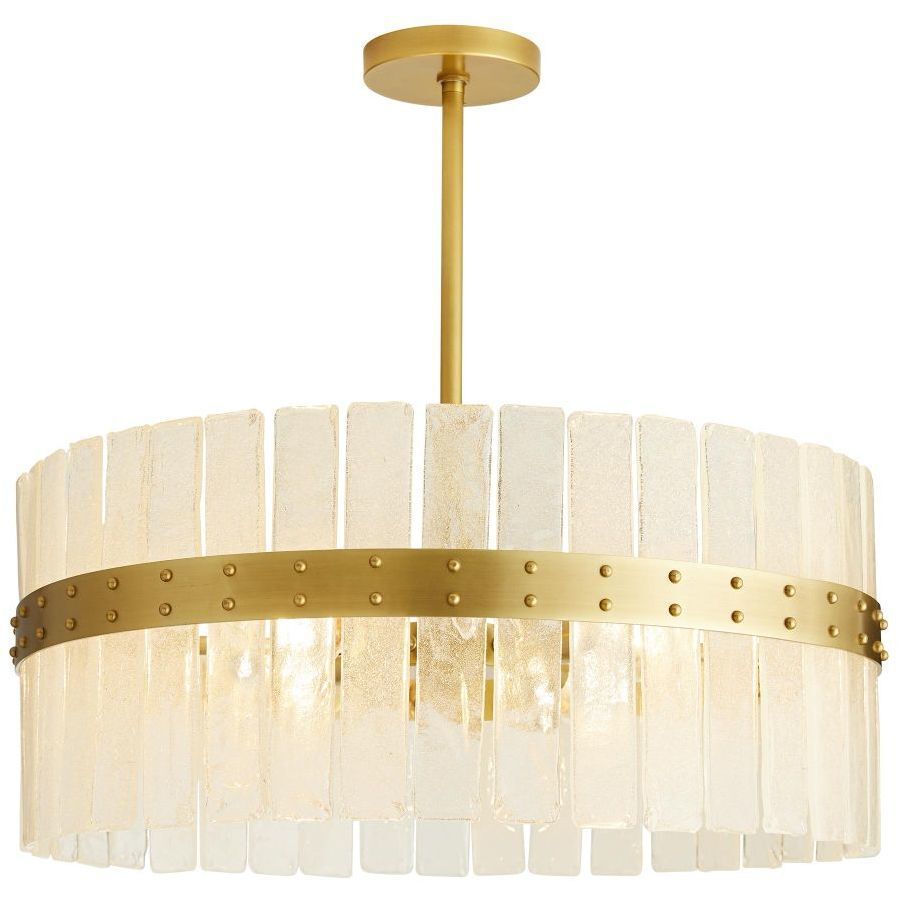 Sinclair 4 Light 28 inch Antique Brass Chandelier Ceiling Light