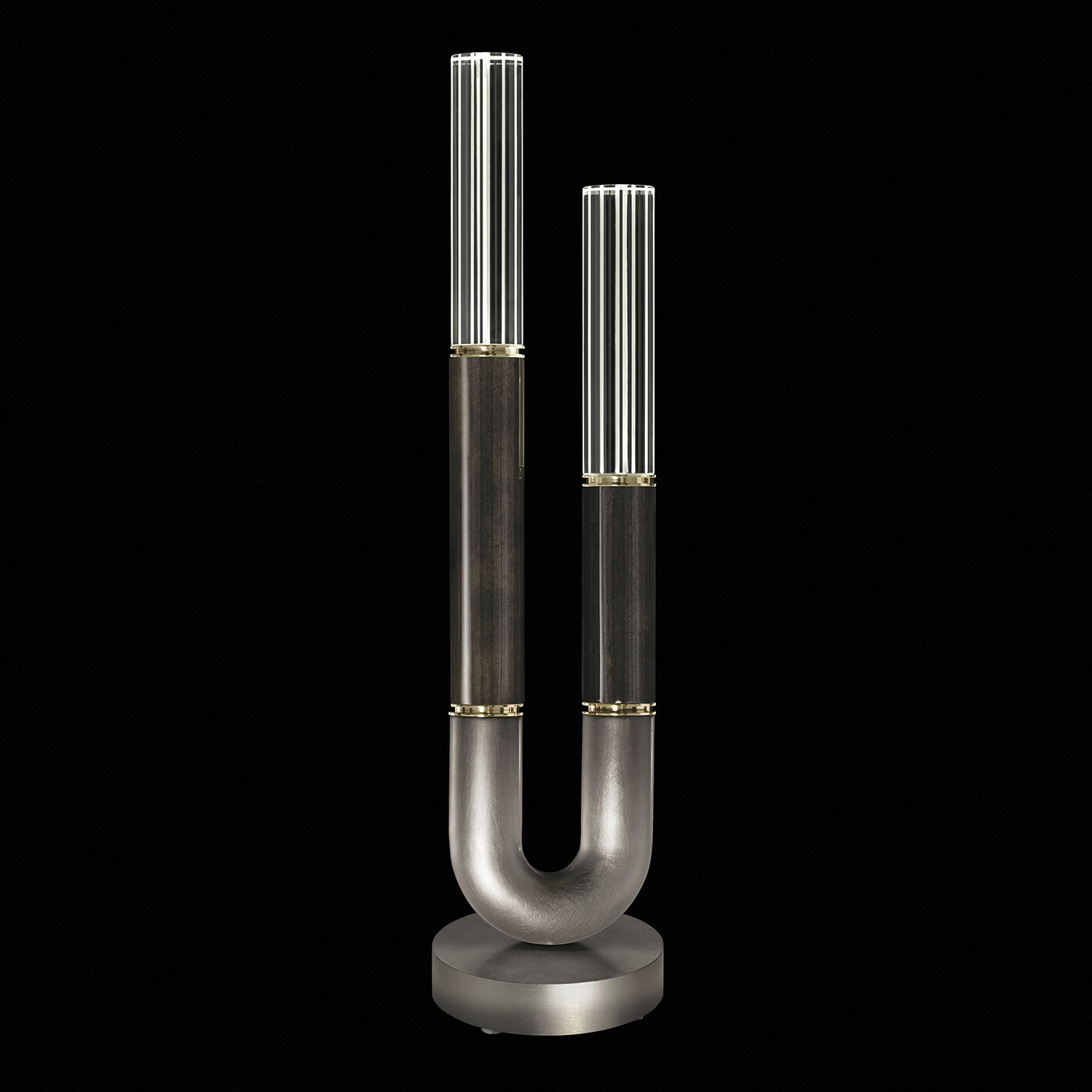 Antonia 29.75 inch 6.5 watt Silver Table Lamp Portable Light