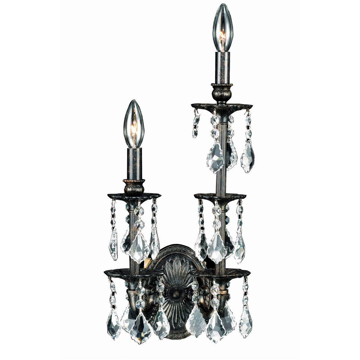 Marseille 2 Light 9 inch Dark Bronze Wall Sconce Wall Light