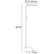Sadie 60.5 inch 12 watt English Bronze Floor Lamp Portable Light