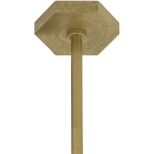 Klaus 8 Light 25.5 inch Antique Brass Chandelier Ceiling Light